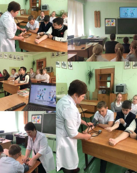 Профориентационное занятие «Пробую профессию в сфере медицины» прошло в 6 классе школы.